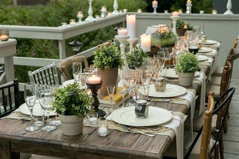Table Setting For Dinner Party Friends
