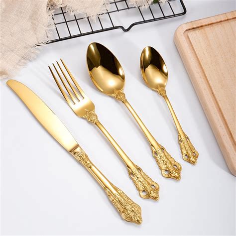 Table Spoon Fork And Knife Set