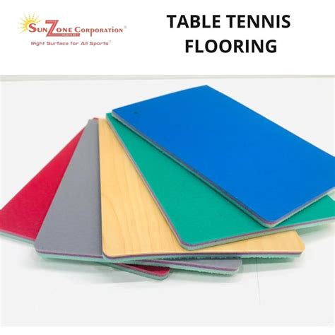 Table Tennis Flooring Material
