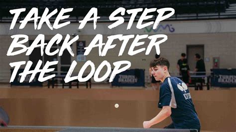 Table Tennis Looping Vs Driving