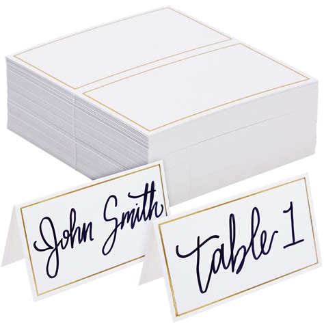 Table Tent Name Cards