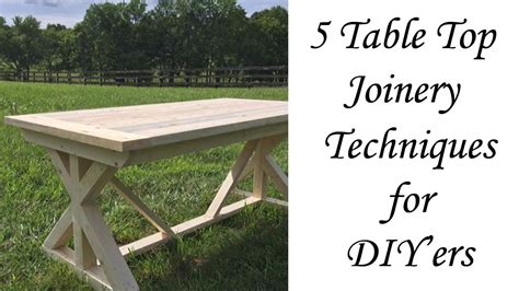 Table Top Joinery
