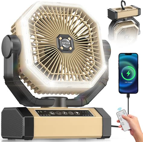 Table Top Rechargeable Fan