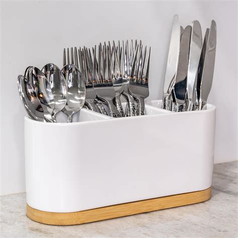Table With Silverware Storage