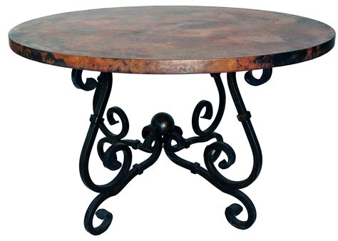 table wrought iron
