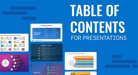Table of Contents in PPT PowerPoint Template Download Now