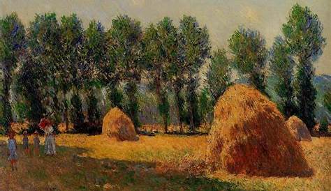 Les meules de foin en Provence Vincent van Gogh Peinture
