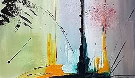 Tableau Peinture Acrylique Abstrait Contemporain "ATRIA" Moderne