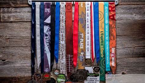 Porte médaille et Triathlon affichage tableau PR médaille
