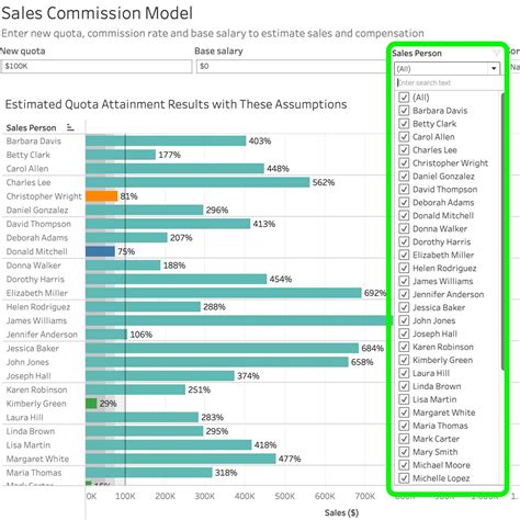 Tableau Create A Filter List