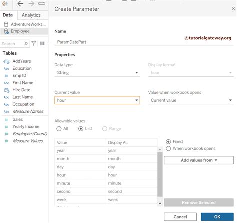 tableau dateadd function