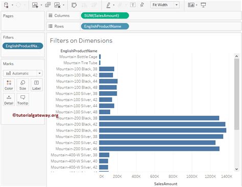 Tableau Filter Based On Measure Value