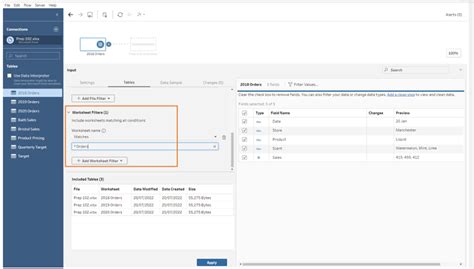 Tableau Filter Union
