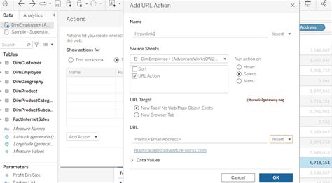 Tableau Filter Url Action