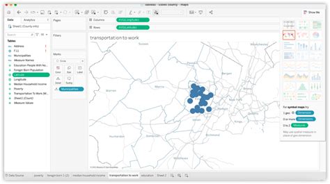 Tableau Online Locations
