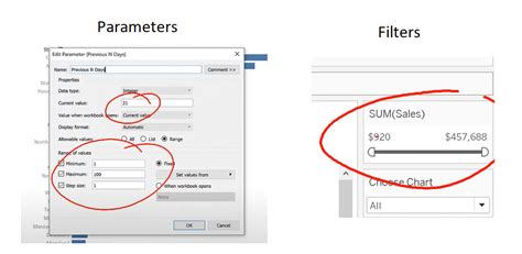 Tableau Set Filter To Parameter Value