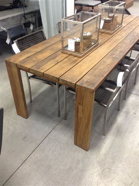 table en bois massif d’extérieur tables en bois massif sur mesure