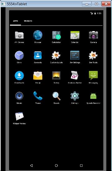 Tablet Android Emulator
