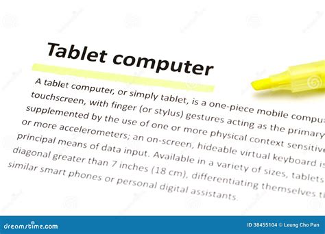 Tablet Computer Definition In Ict
