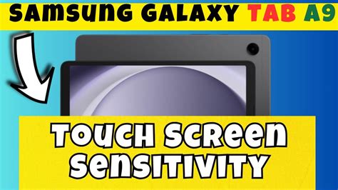 Tablet Touch Sensitivity
