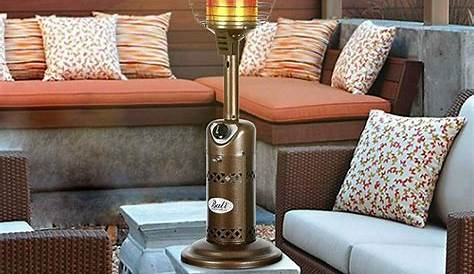 Fire Sense Stainless Steel Table Top Patio Heater Uses 1