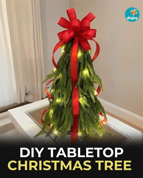 Tabletop Christmas Tree Diy