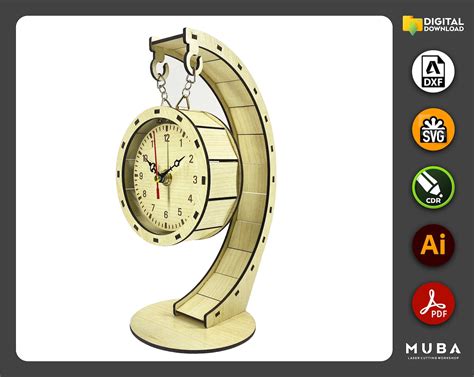 Download tabletop-clock-pendulum-clock-svg SVG