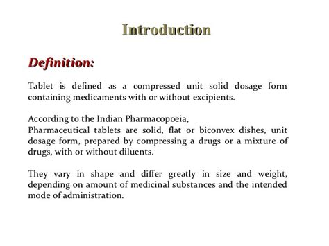 Tablets Definition And Function