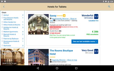 Tablets Hotels
