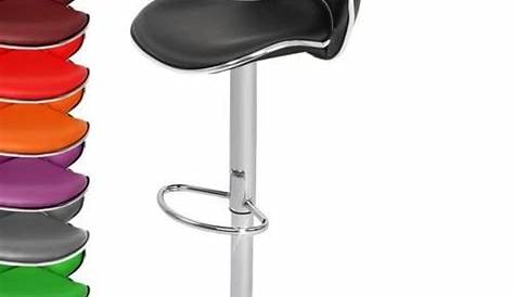 Lot de 4 Tabouret de bar Braga tissu , Chaise de Bar