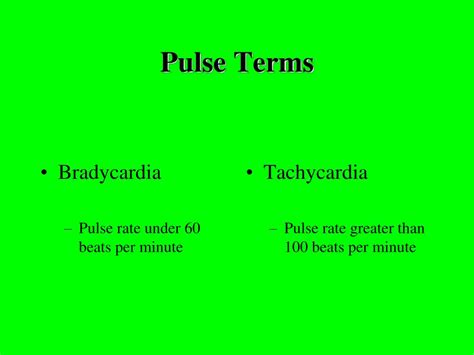 Tach Pulses Definition