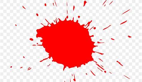 Red ink splatter Free SVG