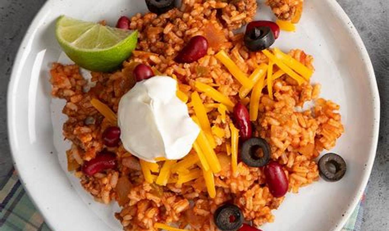 taco rice recipe