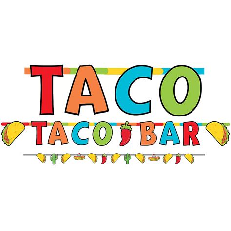 taco bar clipart