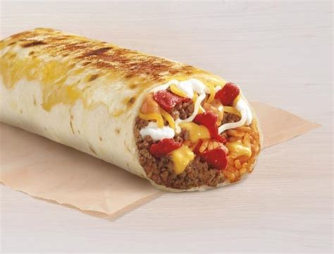 Taco Bell Grilled Cheese Burrito Nutrition