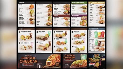 taco bell menu 2022