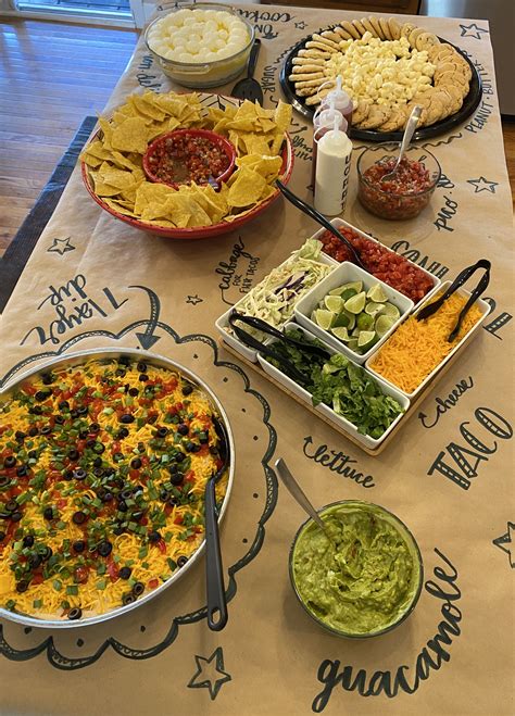 Taco Themed Party Menu