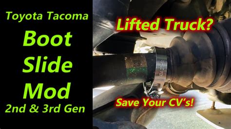 Tacoma Cv Boot Slide Mod