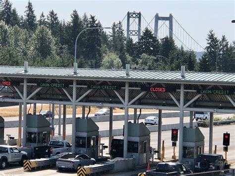 tacoma narrows bridge toll amount