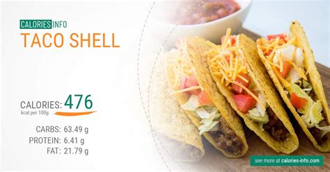 Tacos Shell Calories
