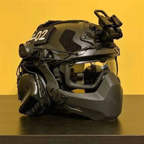 tactical fast helmet setup