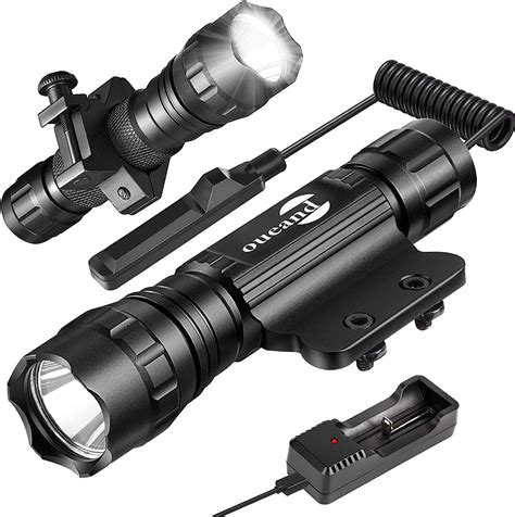 Tactical Flashlight For Rail