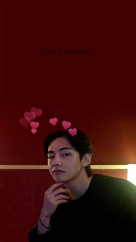 Taehyung Homescreen Layout Dark