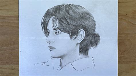 Taehyung Sketch Easy Tutorial
