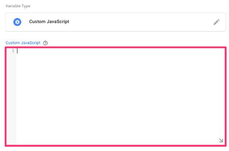 Tag Manager Custom Javascript Function