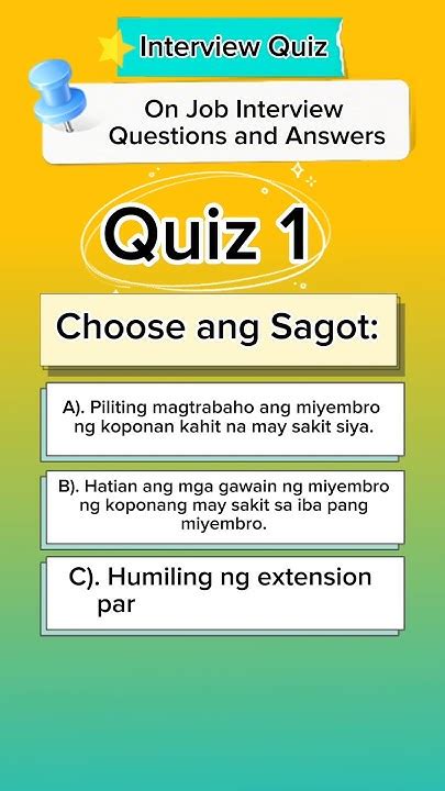 tagalog interview questions and answers