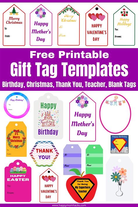 Tags Free Printable Template