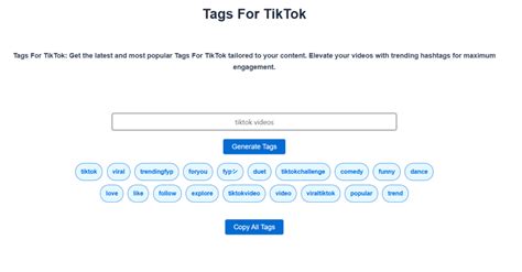 Tags Generator Tiktok