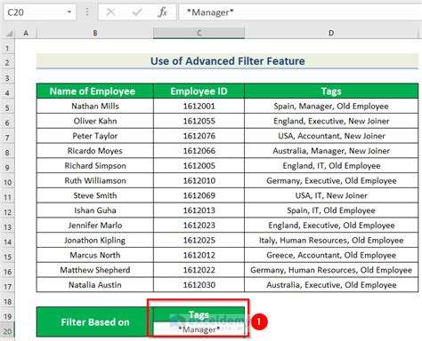 Tags In Excel File