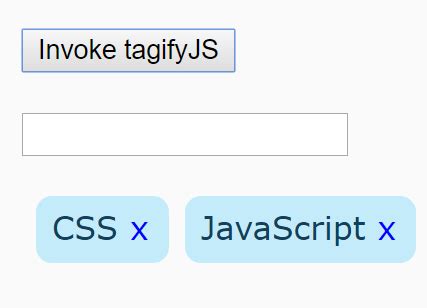 Tags Javascript Library